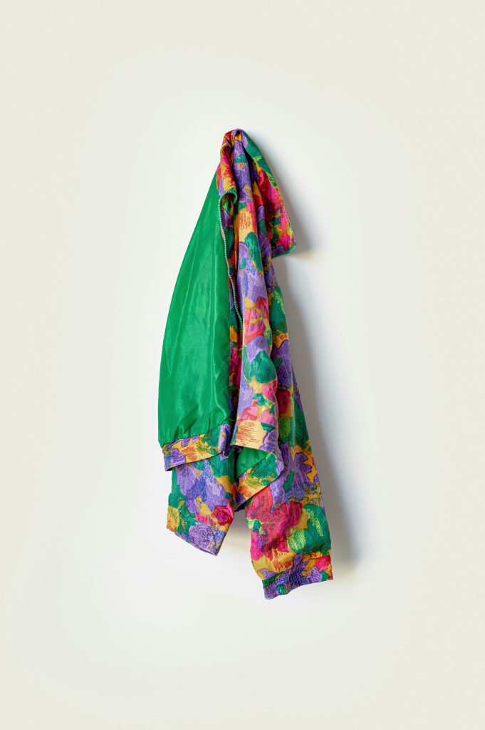 Picture of a colorful scarf evoking fashion